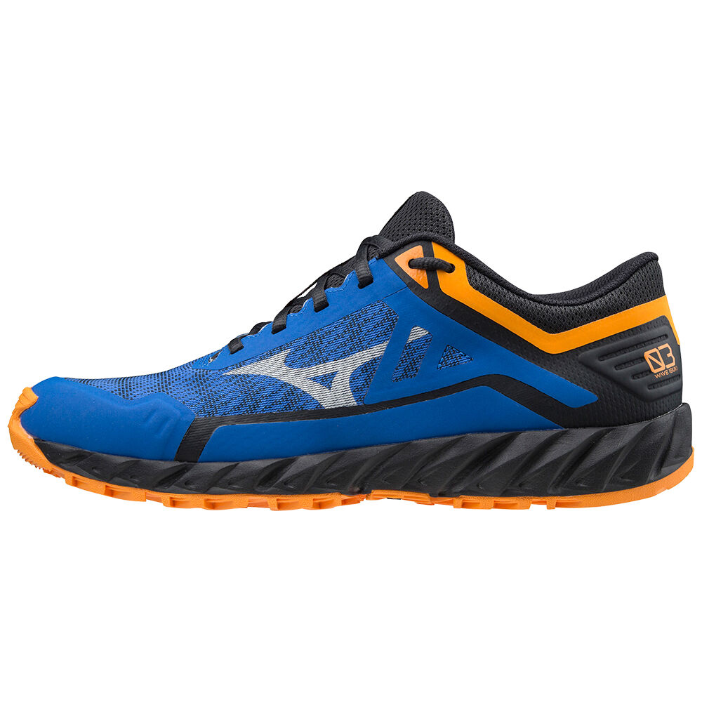 Mizuno Men's Wave Ibuki 3 Trail Running Shoes Blue/ Orange (J1GJ207338-JLW)